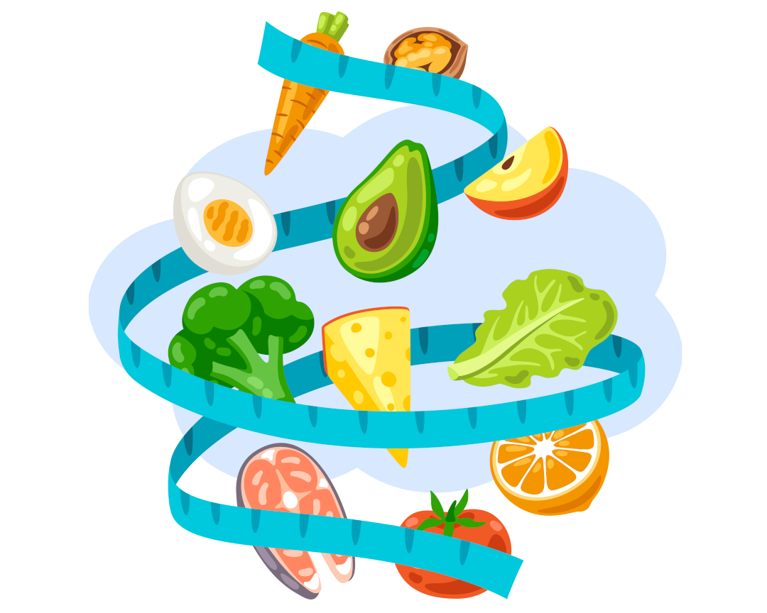 a collection of wholesome, healthy fat, low-carb foods