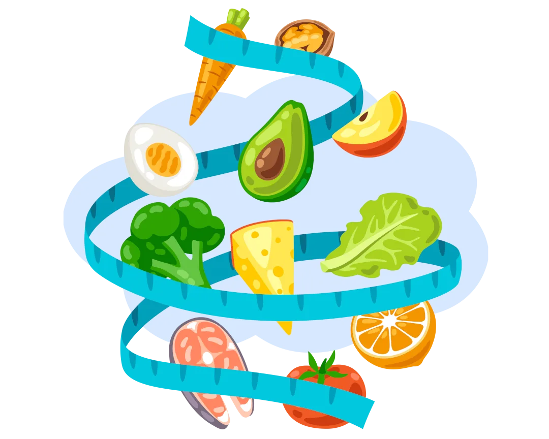 a collection of wholesome, healthy fat, low-carb foods